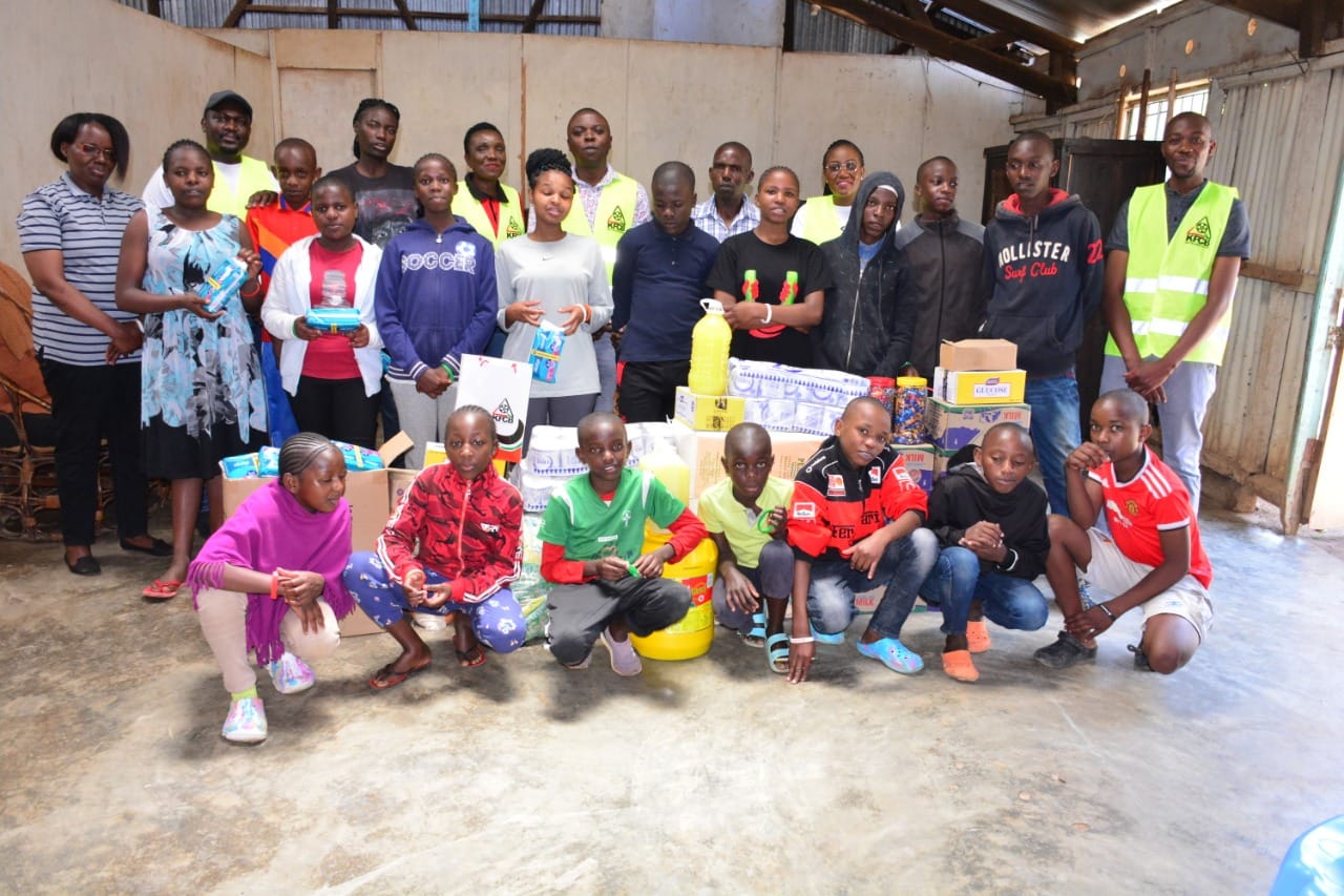 Board donates dry food stuff to Riruta Childrens' Home, Nairobi