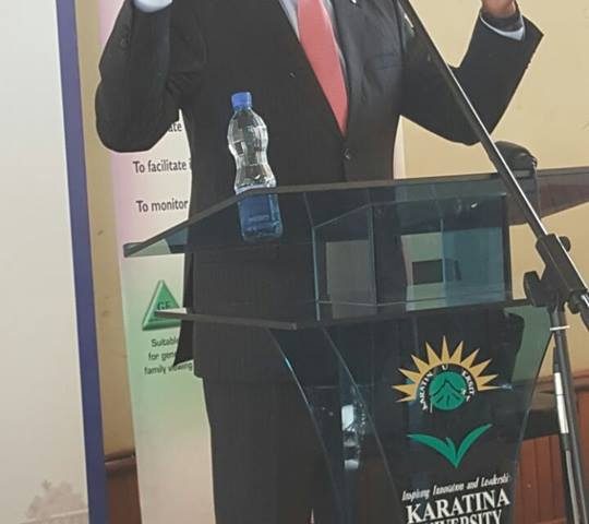 Public Sensitization Program at Karatina University