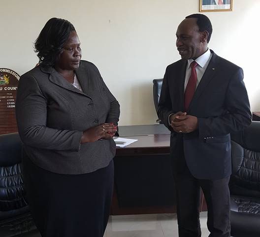 Courtesy Call on the Kisumu County Commissioner