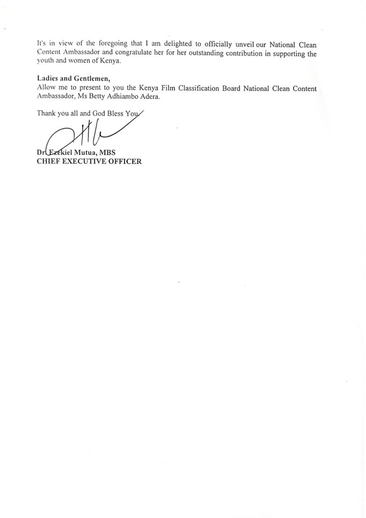 PRESS STATEMENT