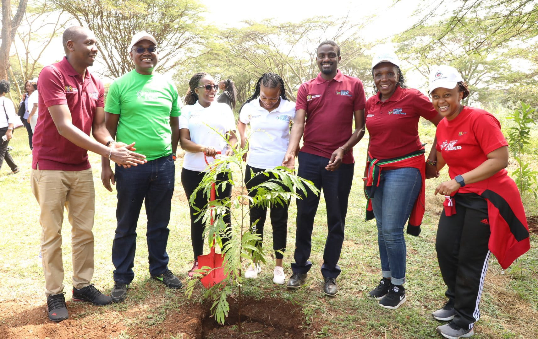 Board Participates in the Sports for Climate Action and Wellness   Place 1st Photo here: Tree Planting CS  The Kenya Film Classification Board (KFCB) staff participated in the Sports for Climate Action and Wellness Initiative, organized by the Ministry of Youth Affairs, the Arts and Sports, at the Kasarani Stadium, Nairobi, on Monday 19th June, 2023. Led by the Cabinet Secretary (CS) Hon. Ababu Namwamba E.G.H, the initiative brought together all the State Agencies and Departments under the Ministry of Youth Affairs, the Arts and Sports.   Place 2nd photo here: Tree planting 2  The CS later, led the team to a Tree Planting exercise dubbed: #SportsForClimateAction, and which saw the team plant 7000 trees around the Kasarani Stadium grounds, a noble cause aimed at mitigating the ravaging effects of climate change.  The Tree Planting exercise is also aligned with the Presidential Directive of planting 15 billion trees by 2032.