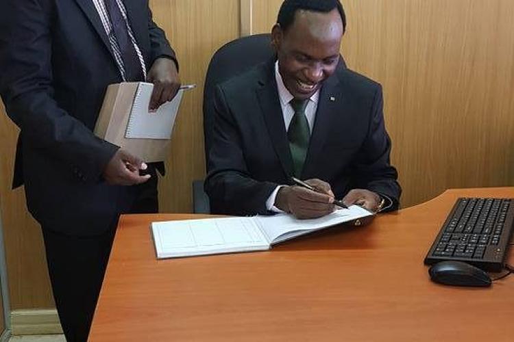 CEO Visits KFCB Eldoret regional office