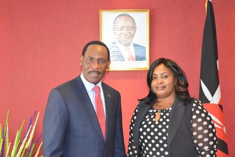 COURTESY CALL BY REVEREND RUTH WAMUYU OF COVENANT TELEVISION NETWORK (CTN)