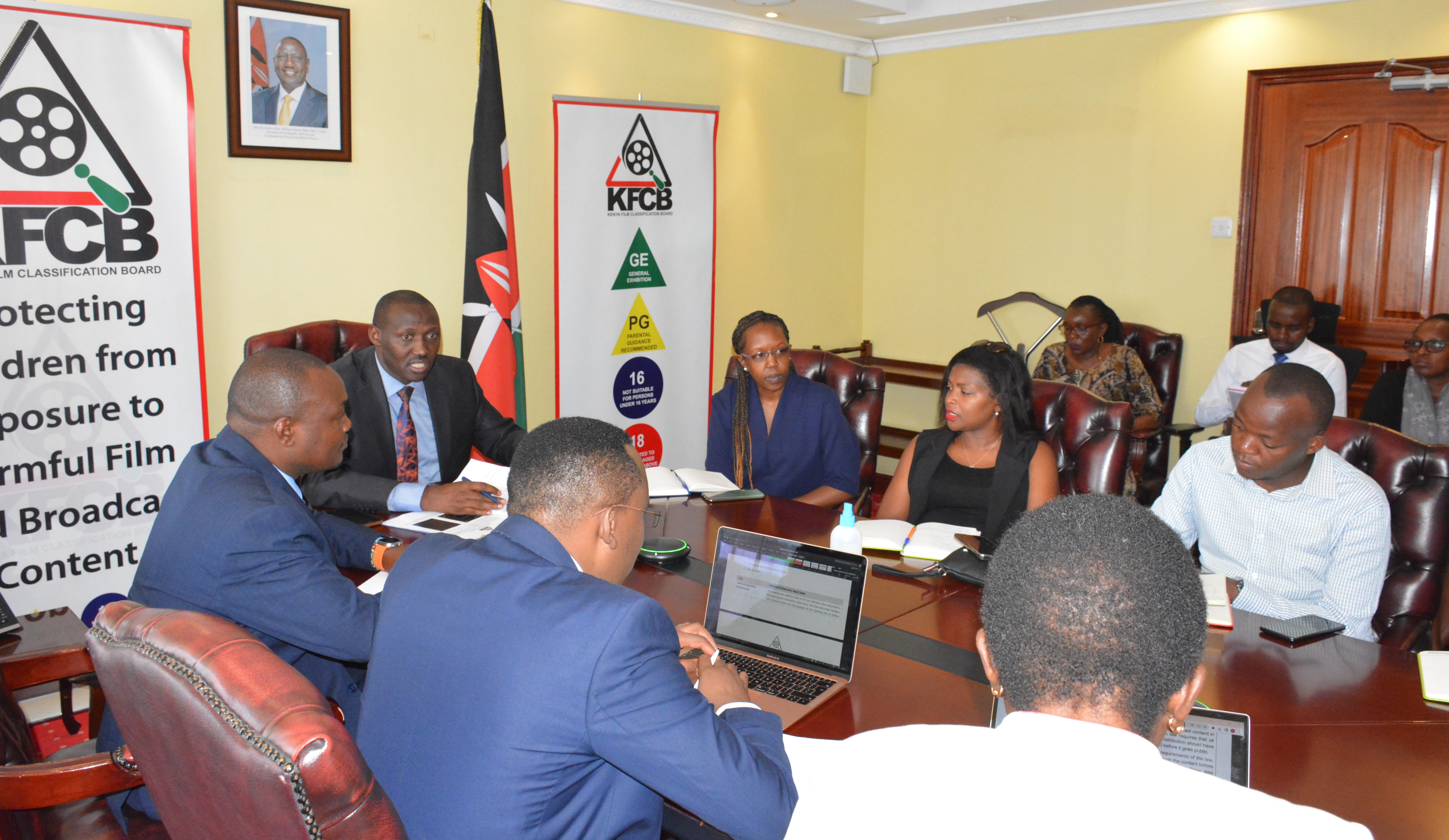 KFCB Meets Safaricom Officials 