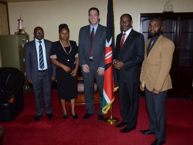 COURTESY CALL BY THE ISRAELI AMBASSADOR TO KENYA.