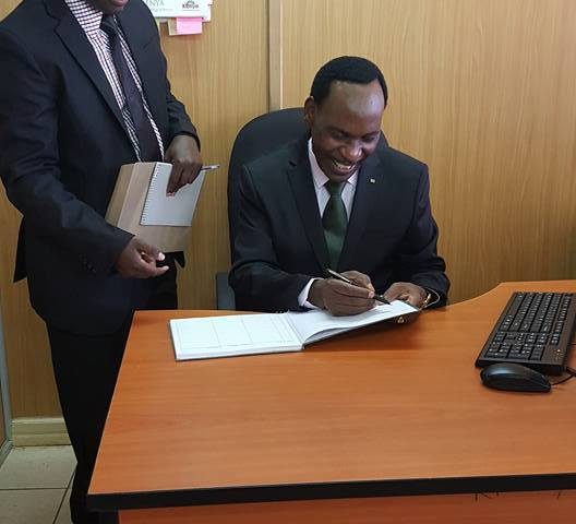 CEO Visits KFCB Eldoret regional office