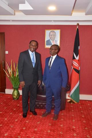 COURTESY CALL DIRECTOR OF PUBLIC AFFAIRS AND COMMUNICATIONS AT THE MINISTRY OF FOREIGN AFFAIRS