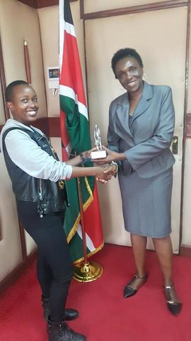 KFCB Honors Ari Michelle Mboya’s “The Camel’s Back”.