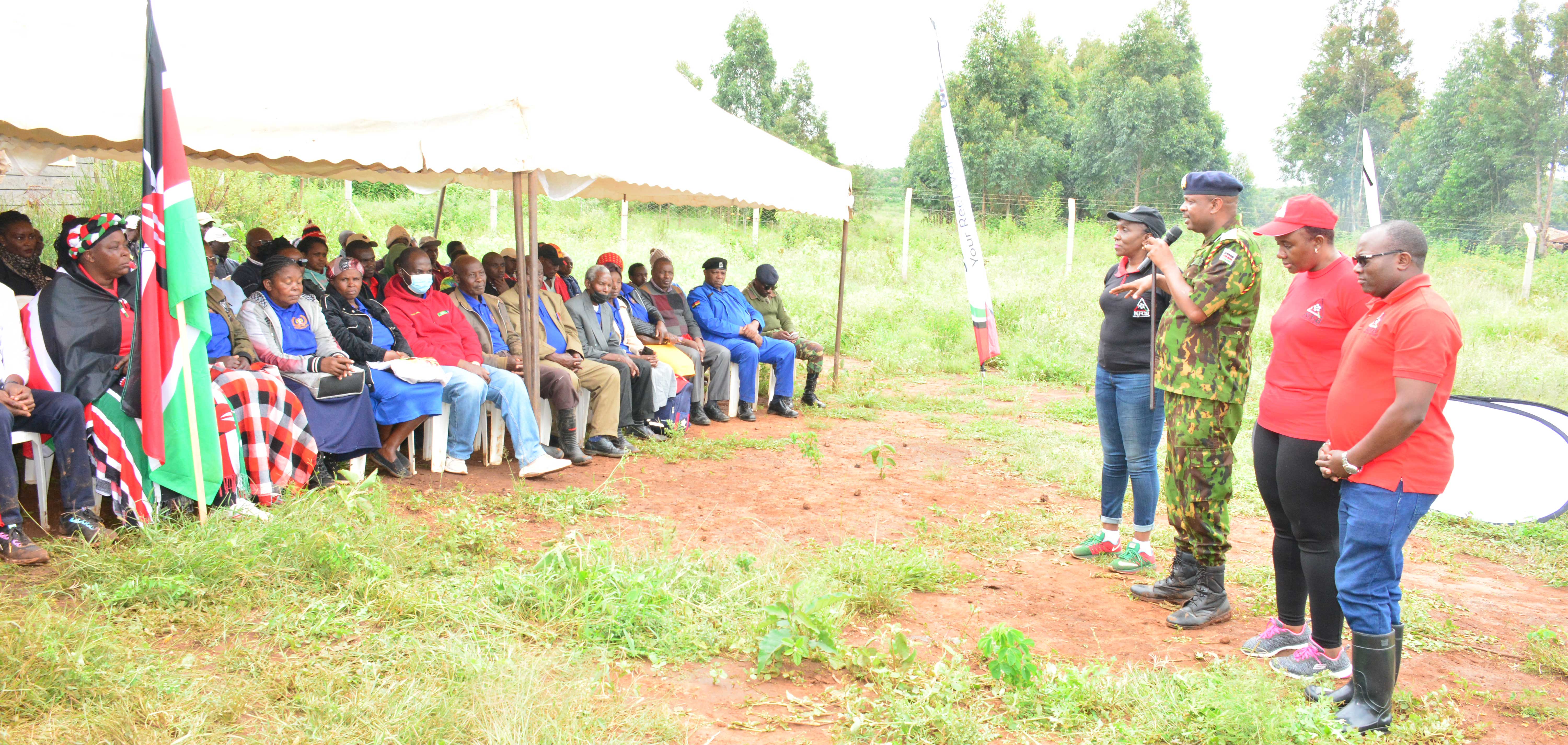 KFCB collaborates with Police for Tree Planting at Getune Police Station, Kiambu County