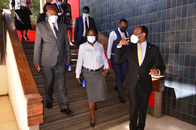 PS Koimett and ICT Parliamentary Committee Tours Nairobi Film Centre 