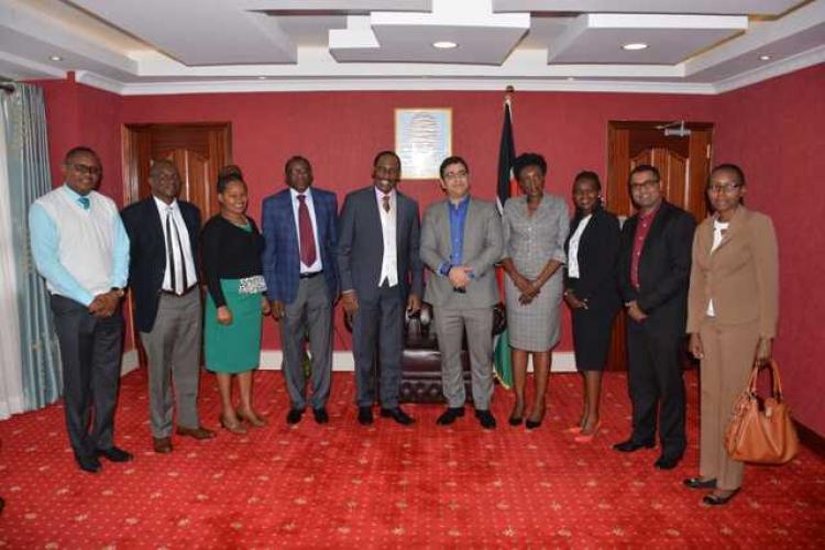 CANON PAYS A COURTESY CALL TO KFCB CEO